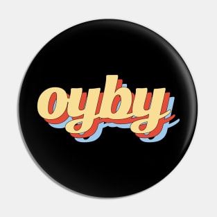 Oyby Logo 3 Color Tier Pin