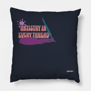 Artistry in Every Thread Pillow