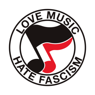 love music haste fascis antifa T-Shirt