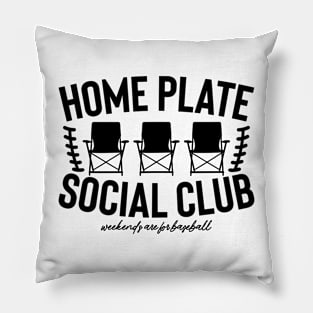 Home Plate Social Club, Baseball maman,  Baseball,  Baseball Mama,  Baseball maman, Baseball saison Pillow