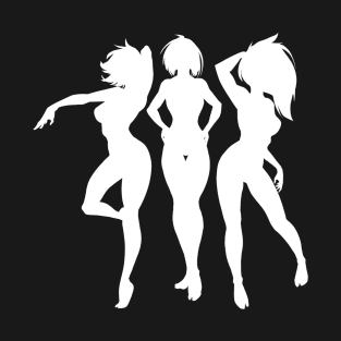 sexy gerls silhouettes T-Shirt