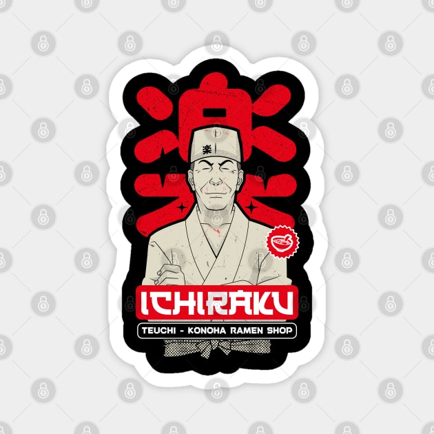 ichiraku ramen shop Magnet by redwane