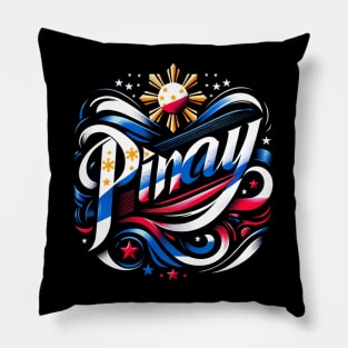 Pinay Filipino Filipina, Philippines Pride Flag Pillow