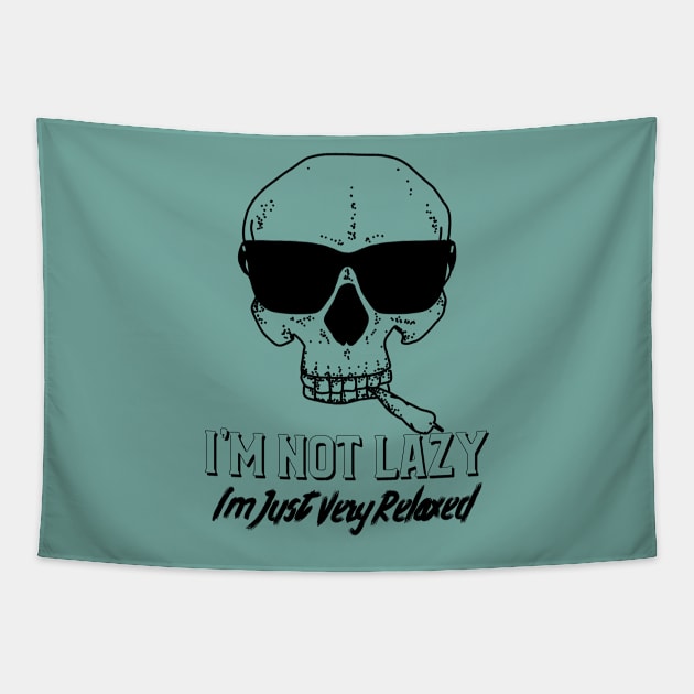 Relaxed Skull Stoner Tapestry by Hypnotic Highs