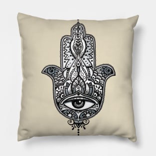 HAMSA Spiritual Design Pillow