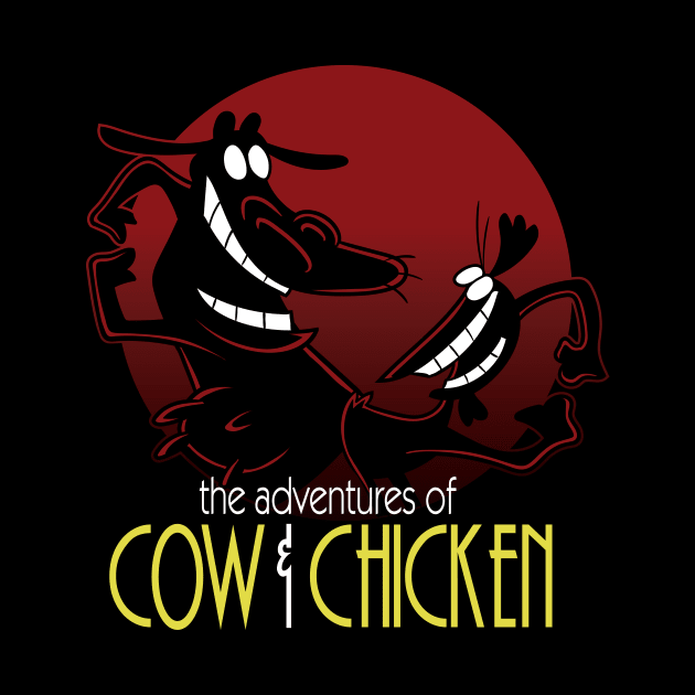 The adventures of Cow & Chicken by jasesa