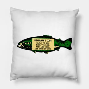 Fisherman's Code Pillow