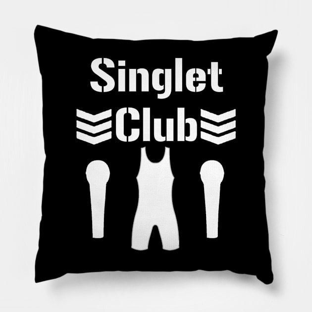 Singlet Club Logo Pillow by singletclub