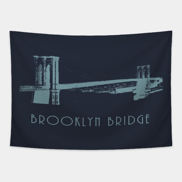 Brooklyn bridge Tapestry by LND4design