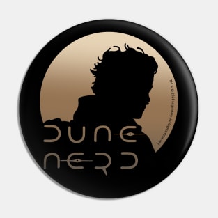 Dune Nerd Paul Atreides Silhouette Pin