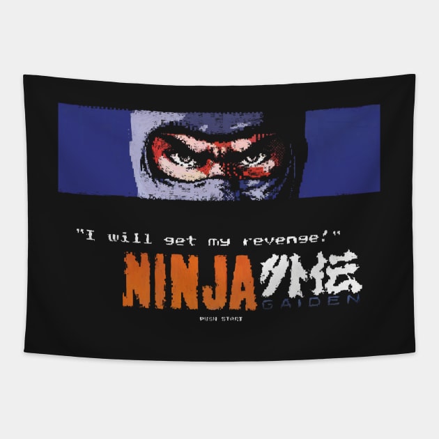 Ninja Gaiden Tapestry by BlackCollarPolitics