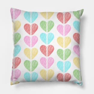 Colourful Hearts Pillow