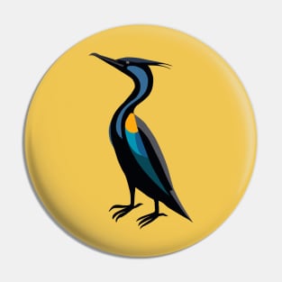 Cormorant Bird Pin