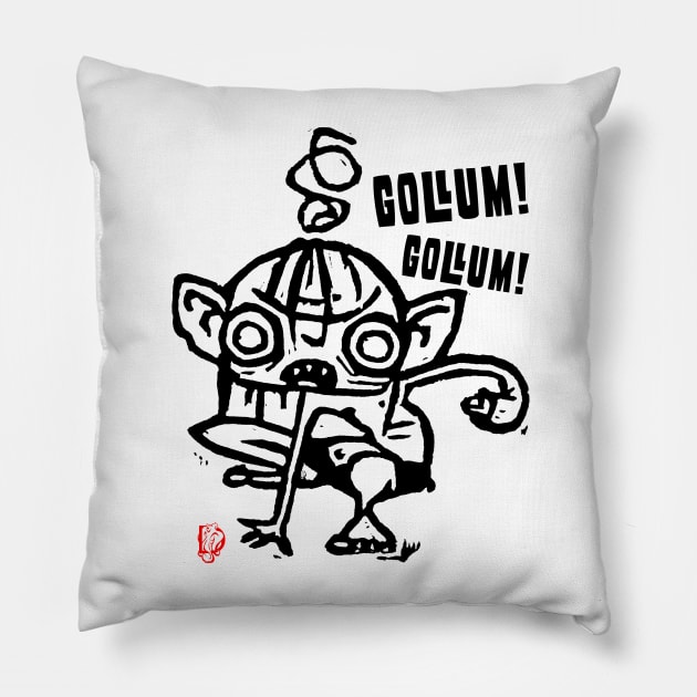 Gollum! Pillow by LordDanix