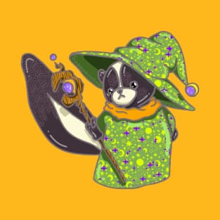 Wizard Skunk RPG Style Perfect for Dungeon and Dragons Enthusiasts Funny Skunk Cute RPG Video Game design DND T-Shirt T-Shirt T-Shirt