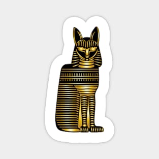 Gold Egyptian Cat Magnet