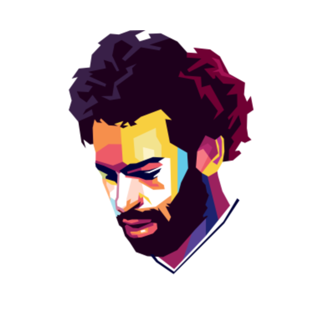 Disover mohamed salah pop art portrait - Football Player - T-Shirt