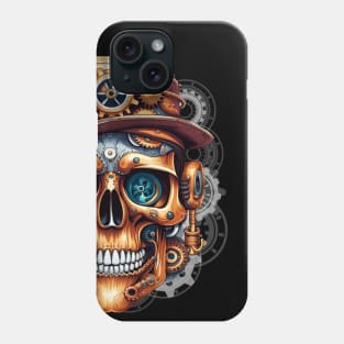 Steampunk Skull Phone Case