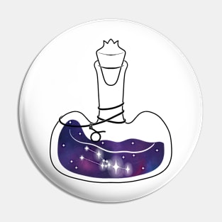 Taurus ~ Constellation in a jar ~ Potion Bottle Pin