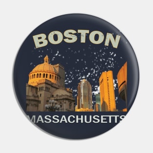 Boston Massachusetts Pin