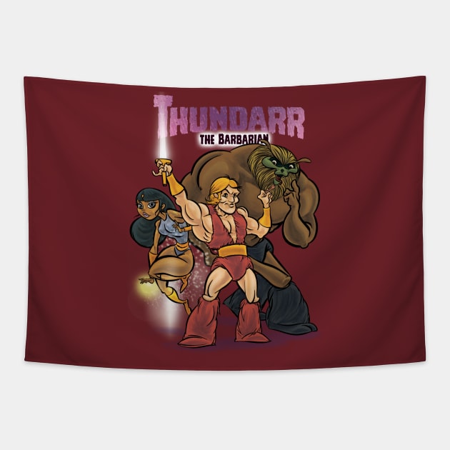 Thundarr the Barbarian Tapestry by majanation