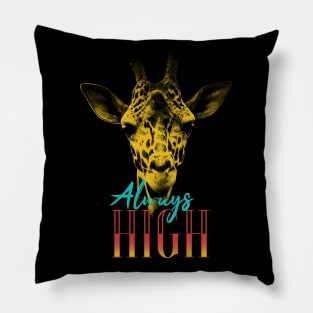 Always High - Giraffe Pillow