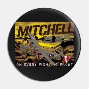 B25 Mitchel WW2 Bomber Gifts Pin