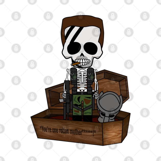 "Bone Idols" Casket No.23 - Dead Dutch by TwistedKoala