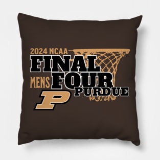 Purdue Boilermakers Final Four 2024 Basketball Vintage Pillow