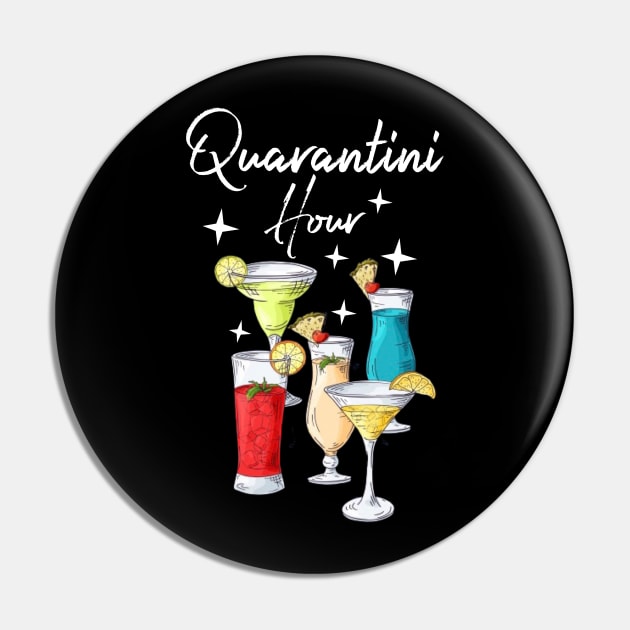 Quarantini Hour Pin by UnderDesign