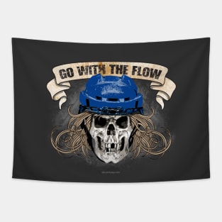 Go With The Flow (Hockey Hair) Tapestry