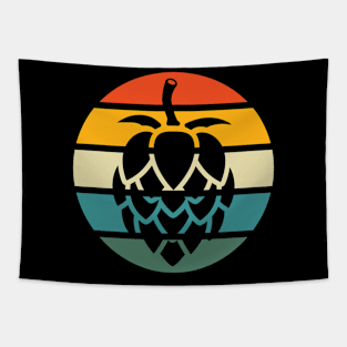 Cool Beer Hops Retro Tapestry