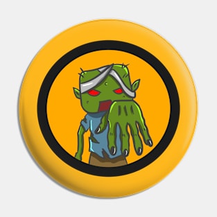 Zombie Halloween Pin