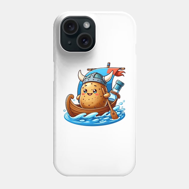 Viking Spud - The Adorable Potato Explorer Phone Case by vk09design