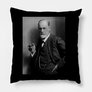 Sigmund Freud Artwork Pillow