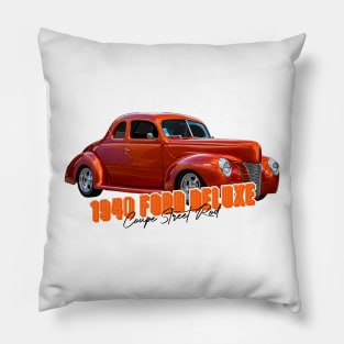 1940 Ford Deluxe Coupe Street Rod Pillow