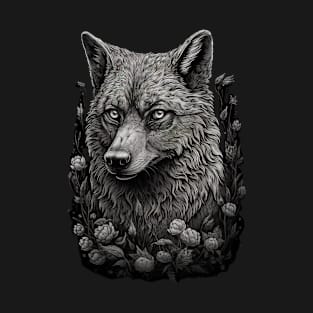 Dark Wolf Cottagecore T-Shirt