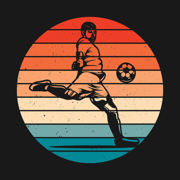 Soccer Retro Vintage Football Player Training by Foxxy Merch