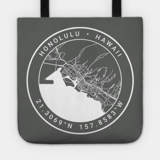 Honolulu Map Tote