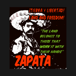 Emiliano Zapata - Tierra y Libertad T-Shirt