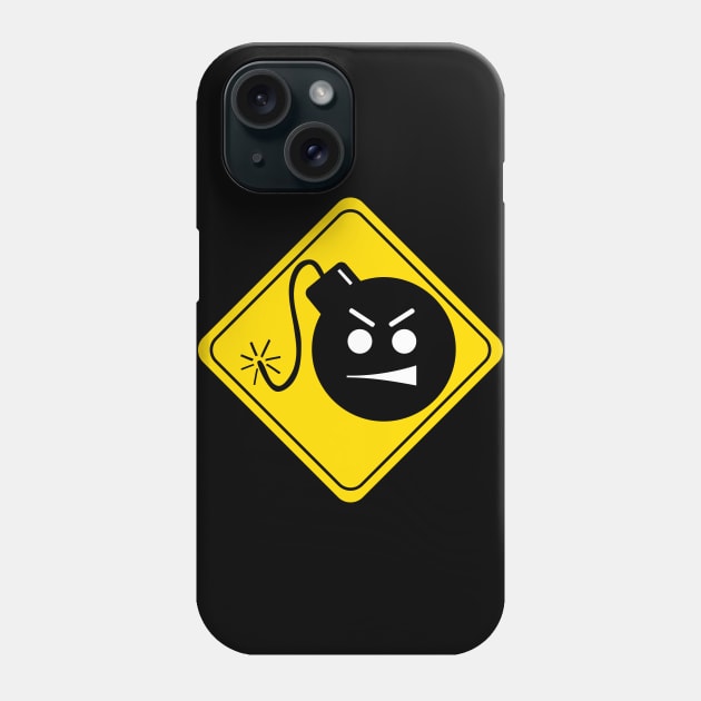 Serious Sam - Danger Sign Phone Case by Remus