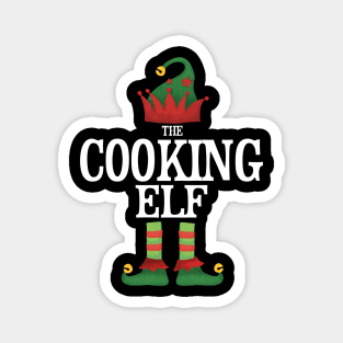 Cooking Elf Matching Family Group Christmas Party Pajamas Magnet