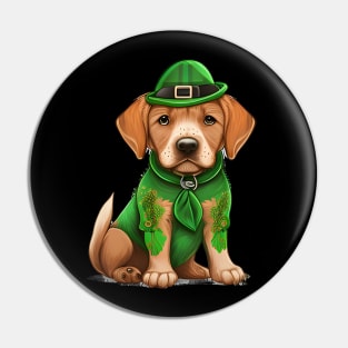 Dog Sleepy But The St. Patrick's Day Holiday Are Coming Pin