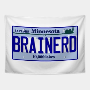 Brainerd License Plate Tapestry