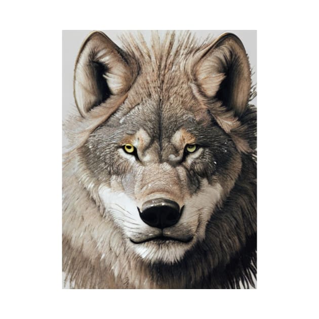 wild wolf by JRC SHOP