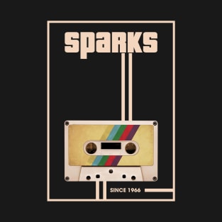 Sparks Music Retro Cassette Tape T-Shirt