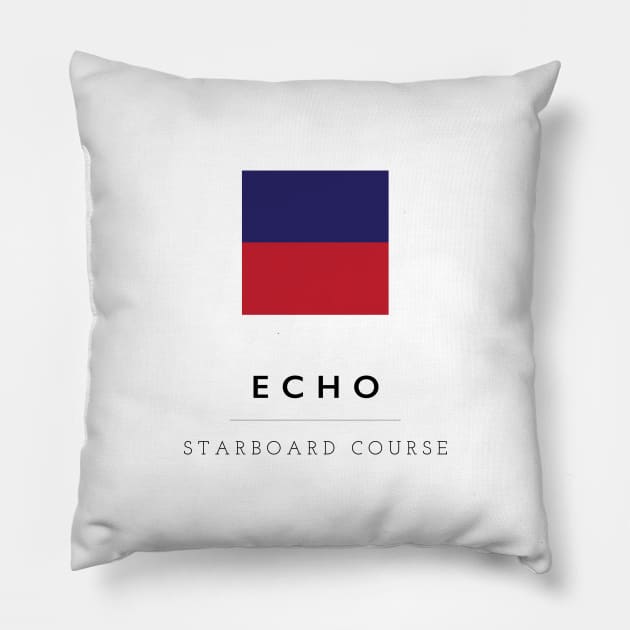 Echo: ICS Flag Semaphore Pillow by calebfaires