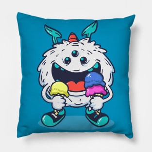 Monster Ice Cream Pillow