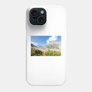 Aoraki-Mt Cook, scenery, South Island, New Zealand Phone Case