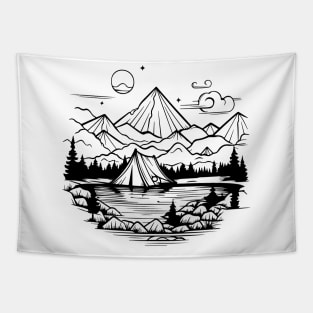 Camping Tapestry